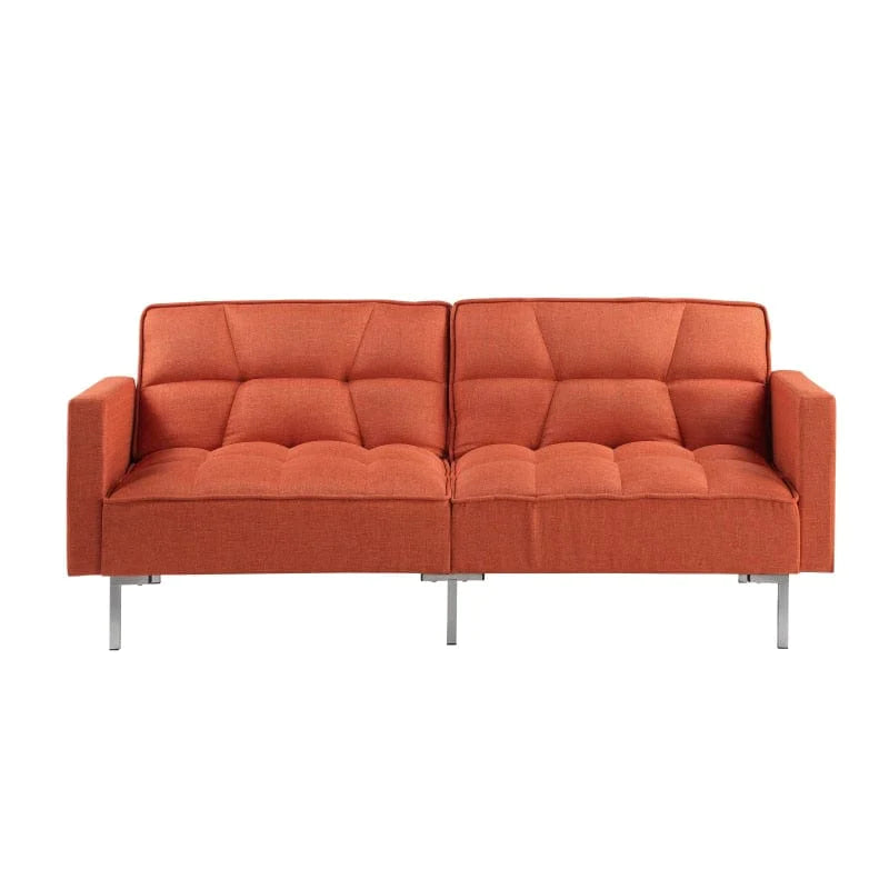 Nova Linen Futon Upholstered Sofa