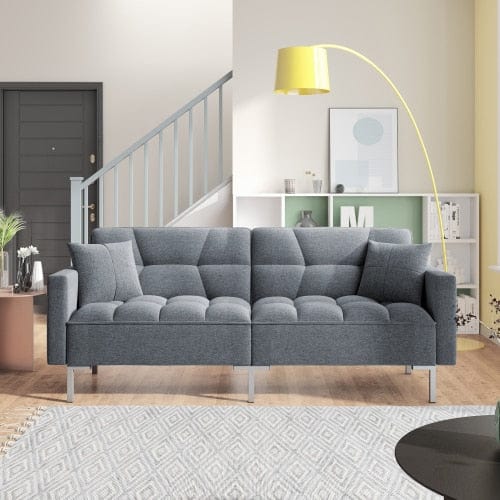 Nova Linen Futon Upholstered Sofa