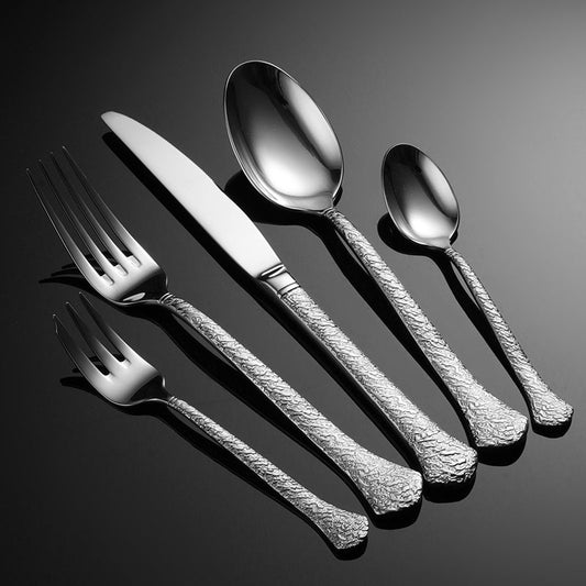Aurora Silver Cutlery Set 13/10/2024 Color_Silver cutlery Flatware Luxury set