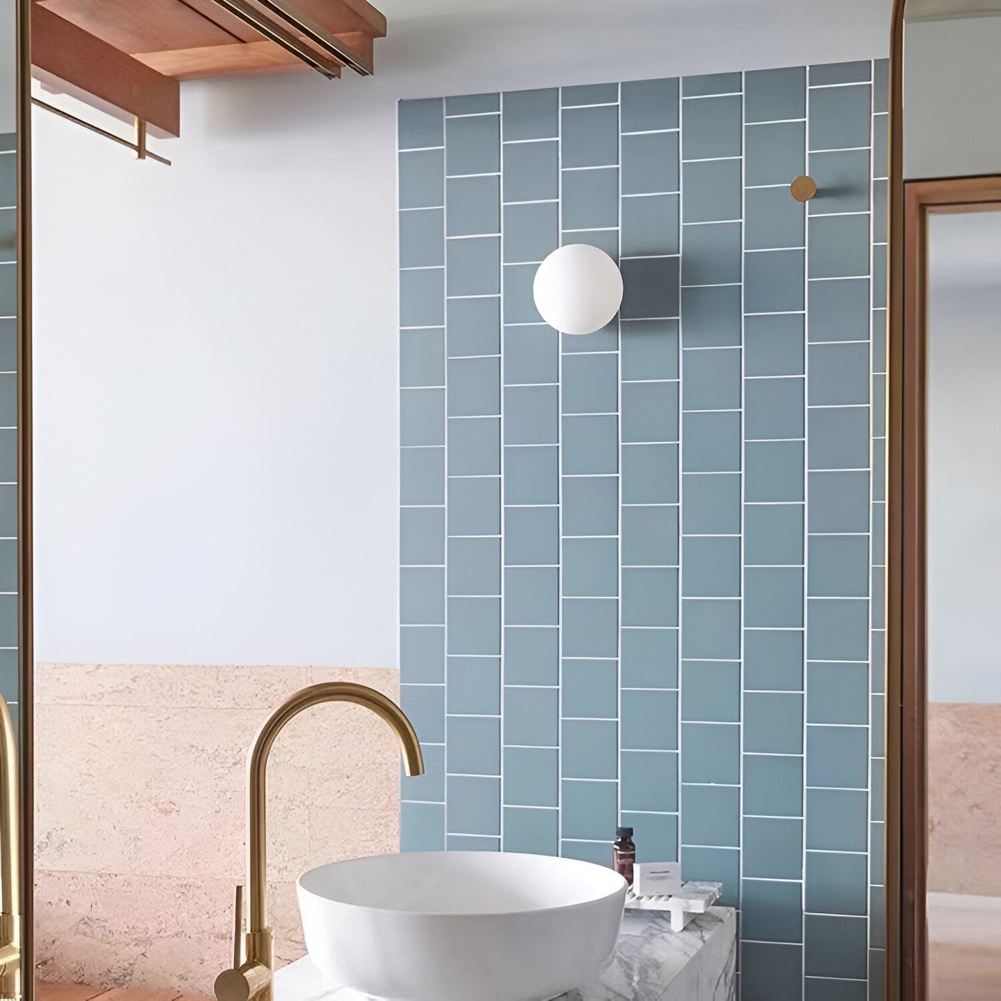 Round Glass Wall Light