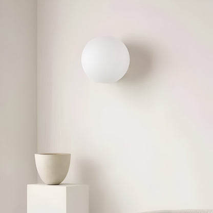 Round Glass Wall Light