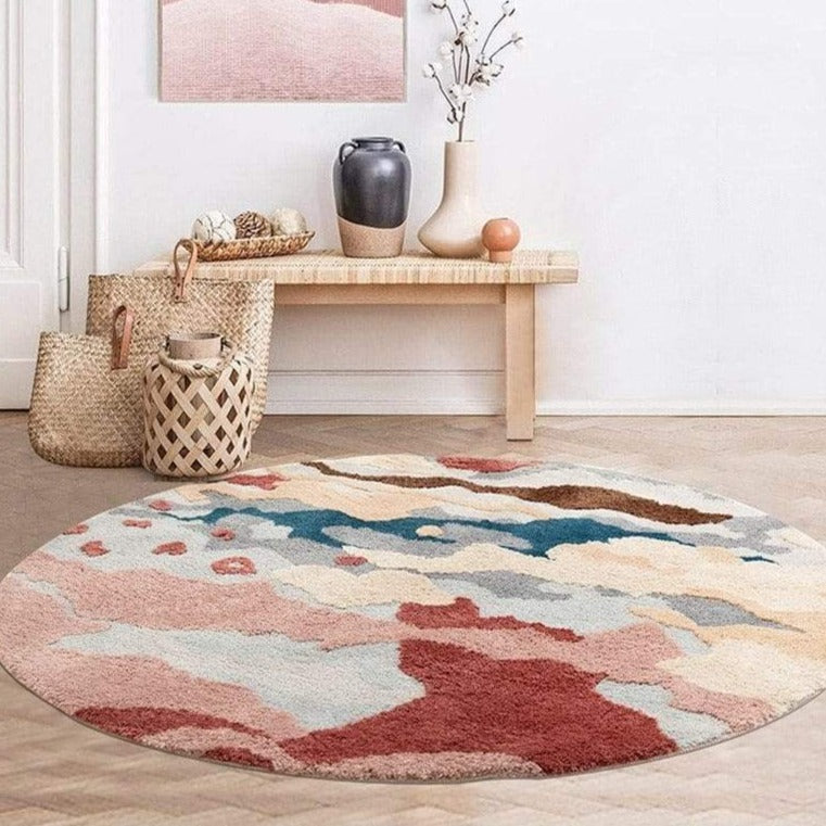 Oasis Round Floor Mat Rugs