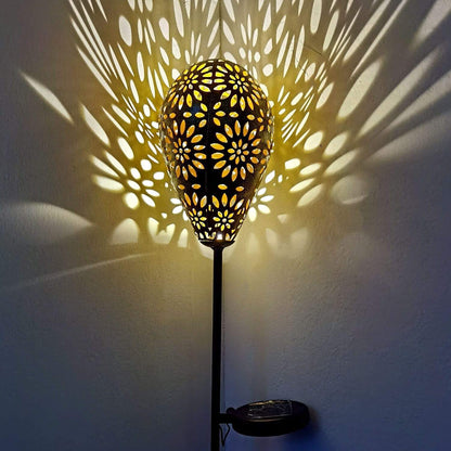 Olive Sunflower Solar Lamp