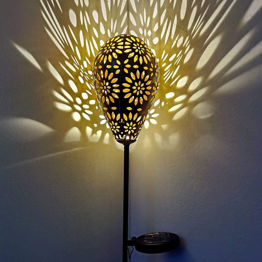 Olive Sunflower Solar Lamp