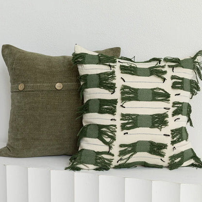 Olive Green Sofa Pillowcase