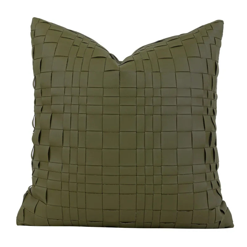 Olive Green Sofa Pillowcase