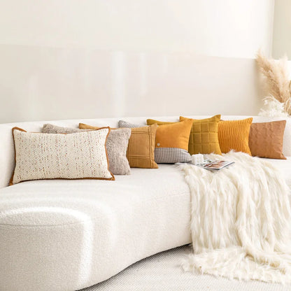 Federa per cuscino lombare arancione