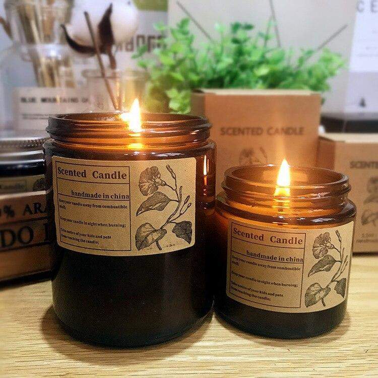 Organic Glass Jar Candles