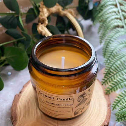 Organic Glass Jar Candles