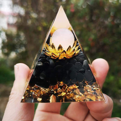 Orgonite Lotus Pyramid