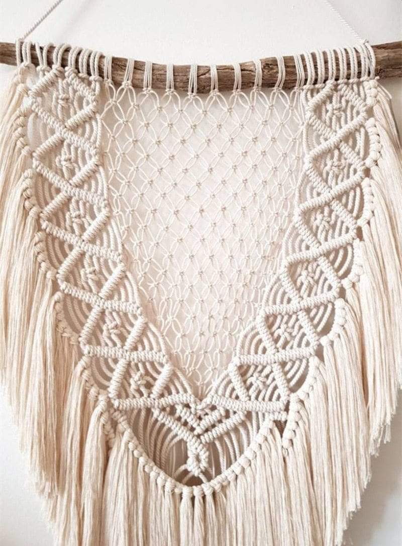 Oriental Hand-woven Tasseled Macrame