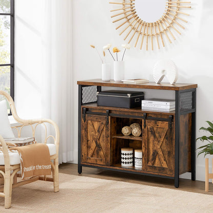 Oswald Buffet Table with Adjustable Shelf