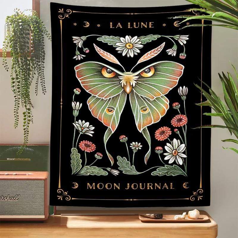 Owl Moth La Luna Tapestry