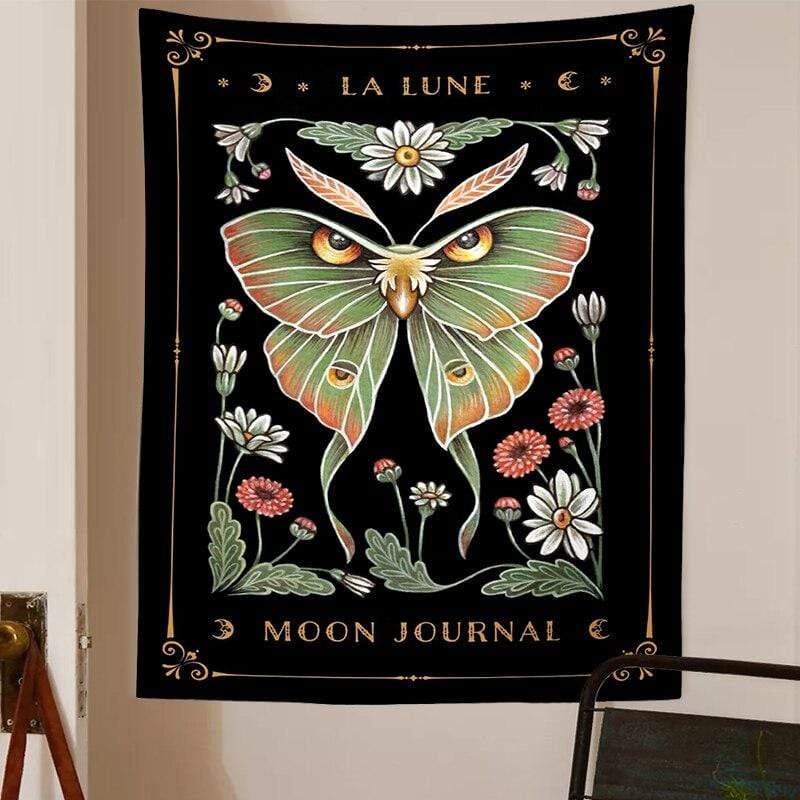 Owl Moth La Luna Tapestry