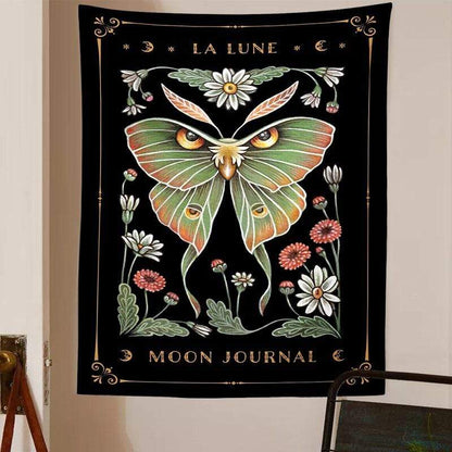 Owl Moth La Luna Tapestry