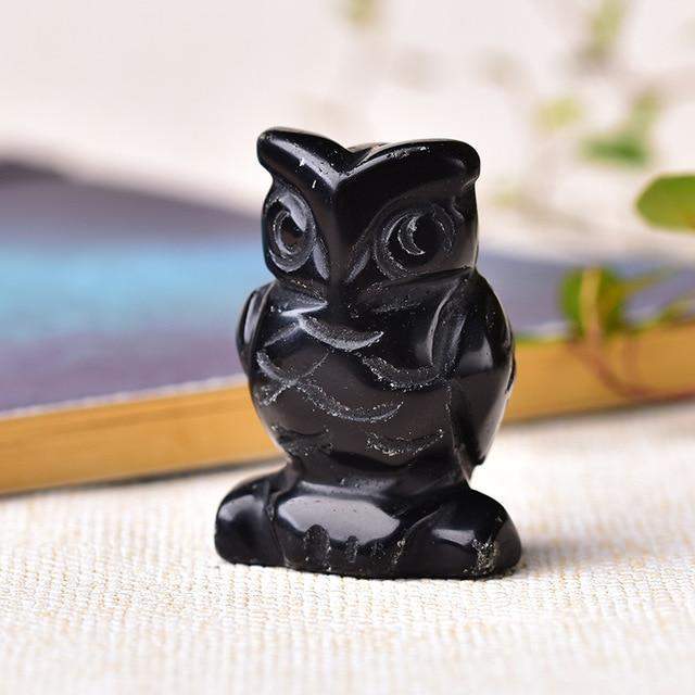 Owl Shaped Crystal Stones