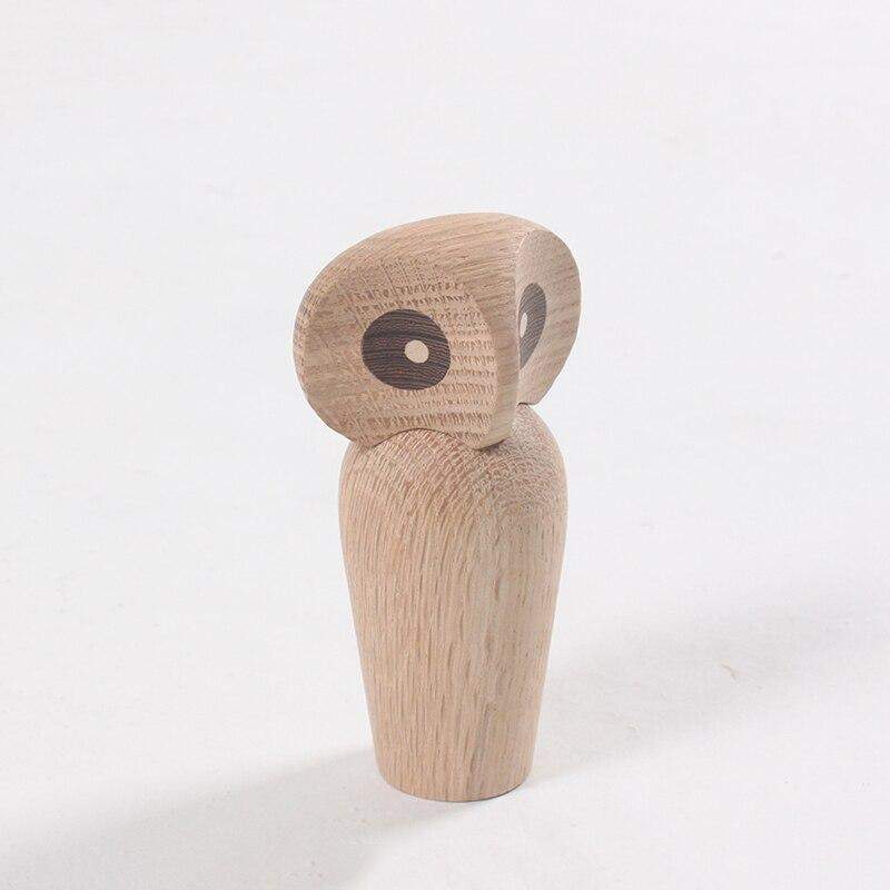 Owl Wood Figurines