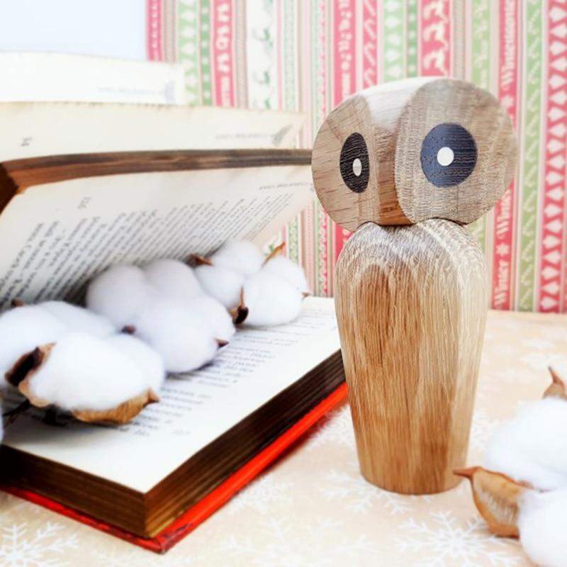 Owl Wood Figurines