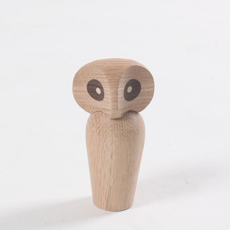 Owl Wood Figurines