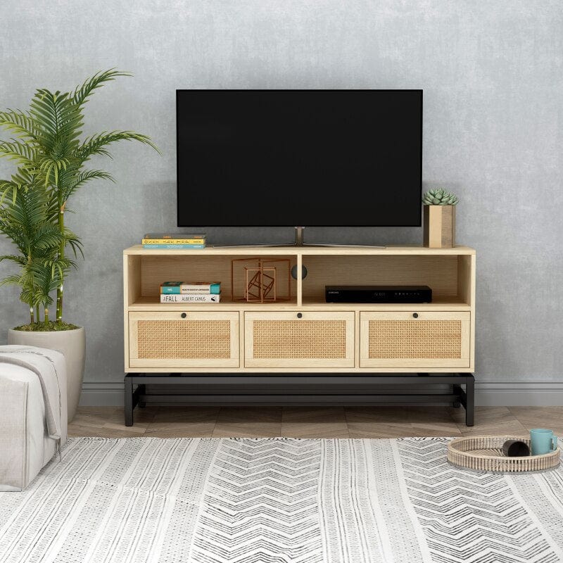 Ozius 47'' Rattan Console