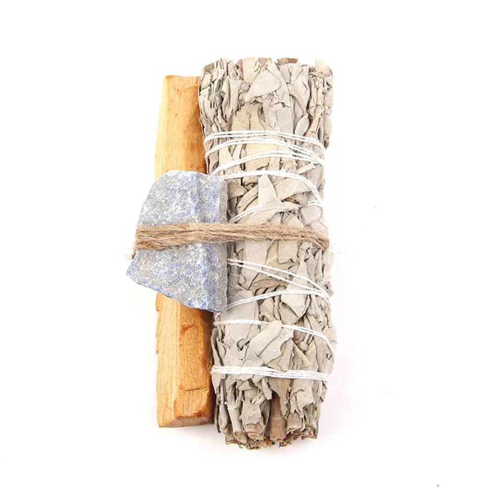 Palo Santo, Sage & Blue Kyanite Crystal Bundle