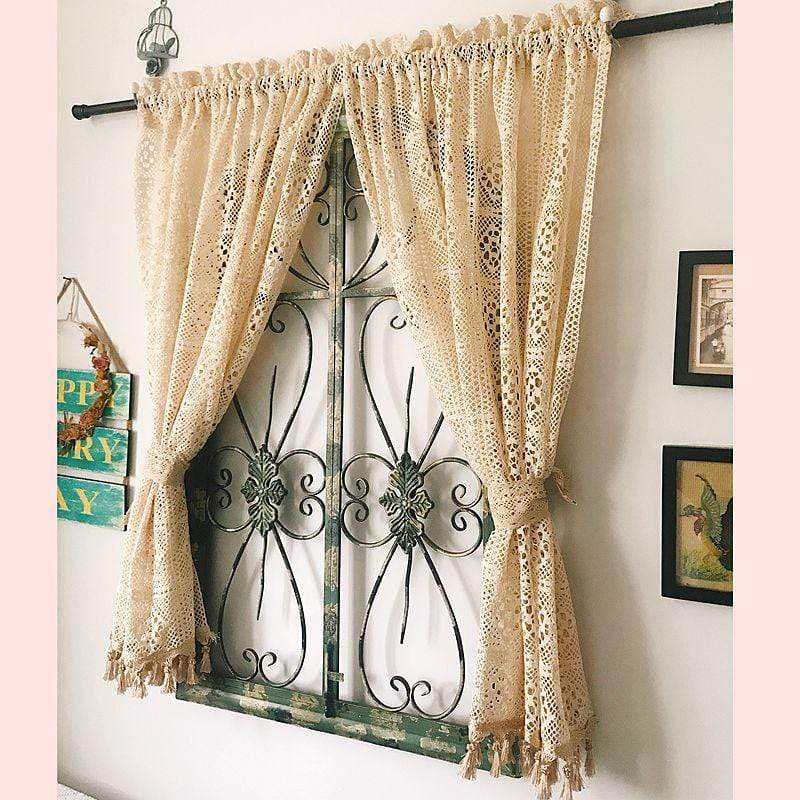 Pastoral Crochet Curtains