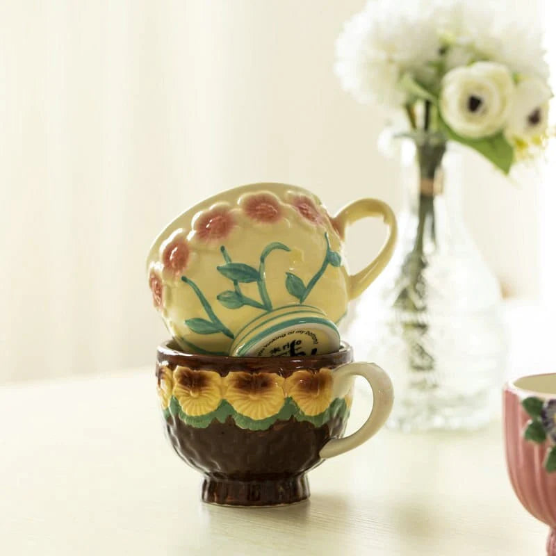 Pastoral Floral Mug