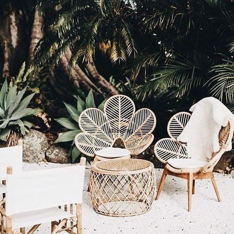 Peacock Flower Chair