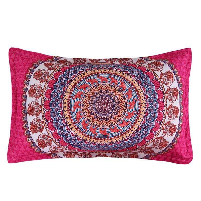 Pink Bohemian Mandala Bedding Set Duvet Covers & Sets