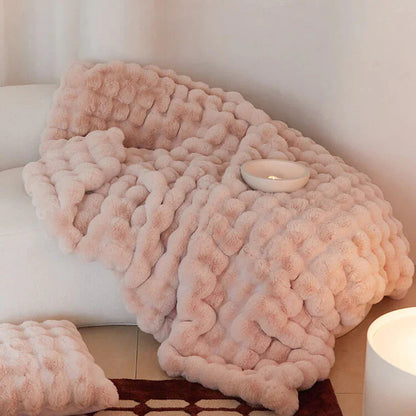 Faux Fur Throw Blanket