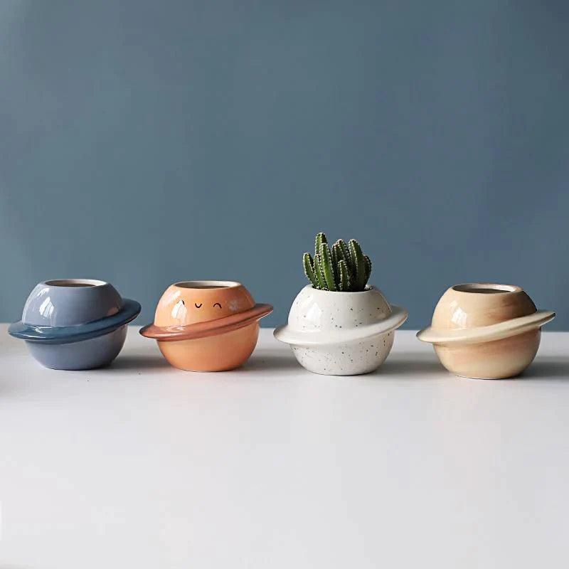 Planet Ceramic Pot