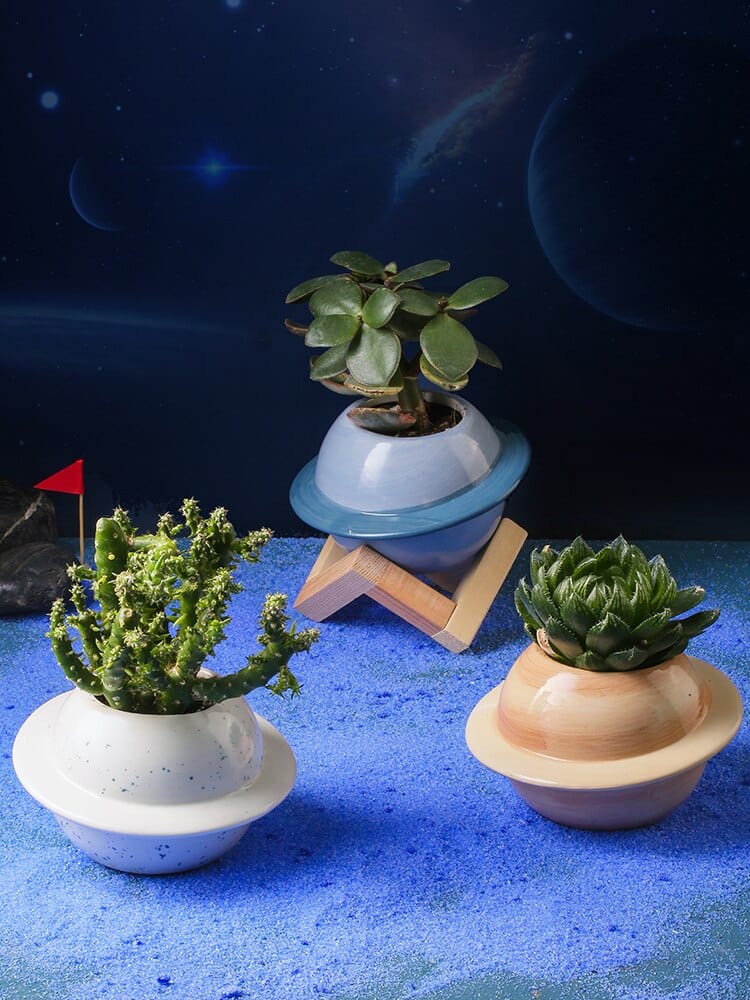 Planet Ceramic Pot