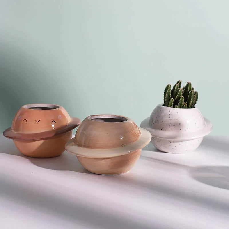 Planet Ceramic Pot