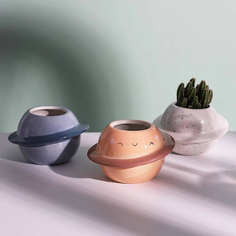 Planet Ceramic Pot