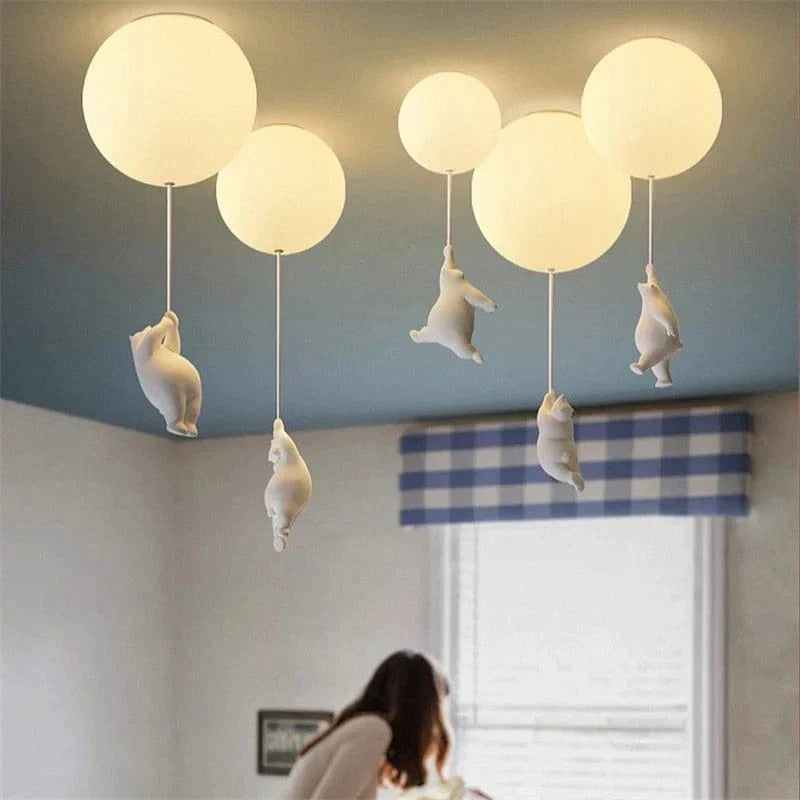 Polar Bear Ceiling Light