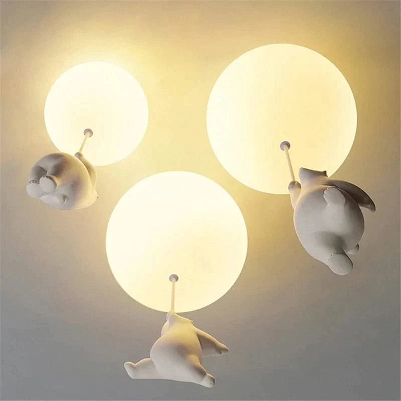 Polar Bear Ceiling Light