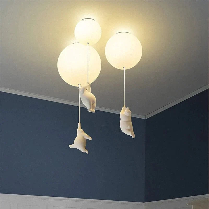 Polar Bear Ceiling Light