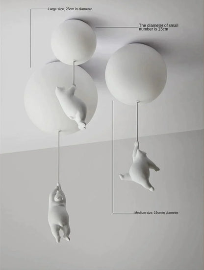 Polar Bear Ceiling Light