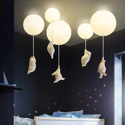 Polar Bear Ceiling Light