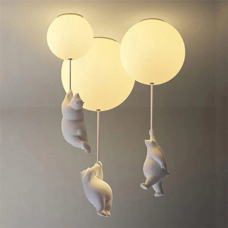 Polar Bear Ceiling Light