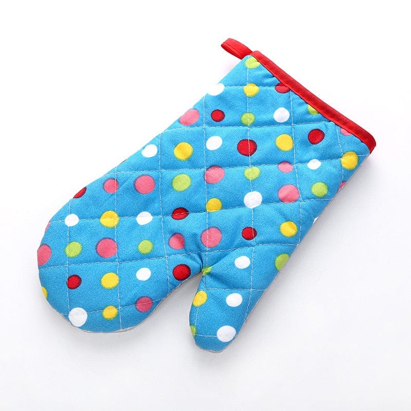 Polka Dot Oven Gloves