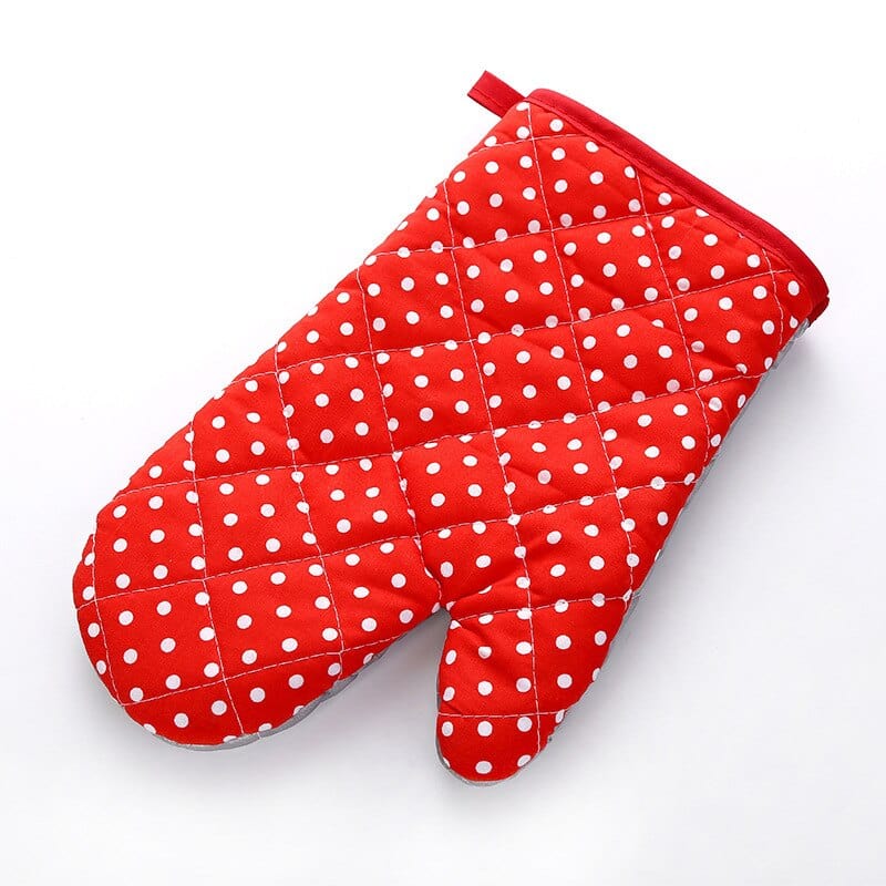 Polka Dot Oven Gloves