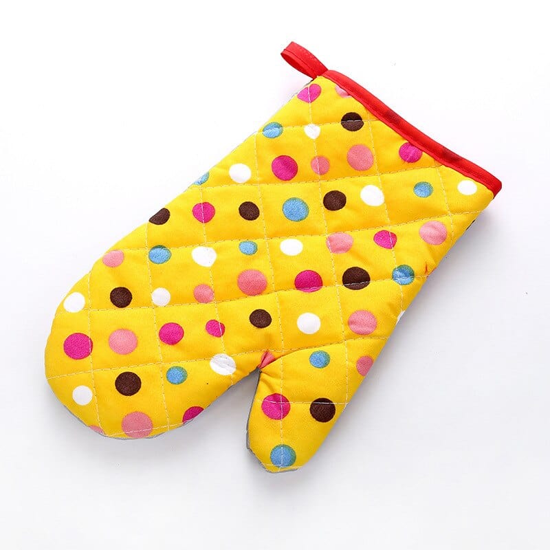 Polka Dot Oven Gloves