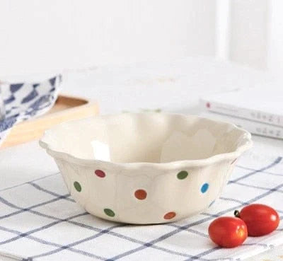 Polka Dot Snack Dishes