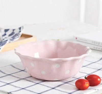 Polka Dot Snack Dishes