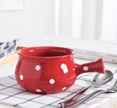 Polka Dot Snack Dishes