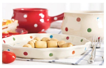 Polka Dot Snack Dishes