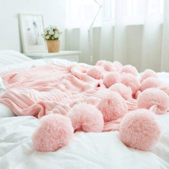 Pom Pom Blanket Blankets & Throws