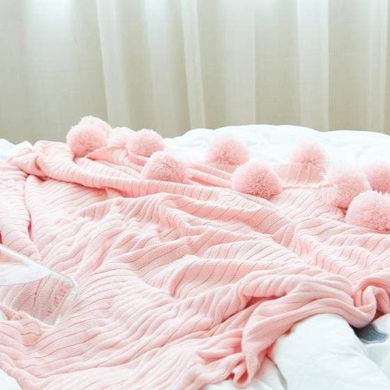 Pom Pom Blanket Blankets & Throws