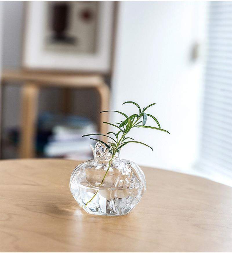 Pomegranate Glass Vase